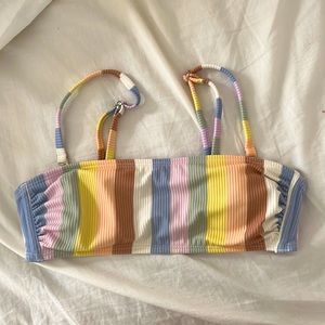 super cute size small multi colored bathing suits top